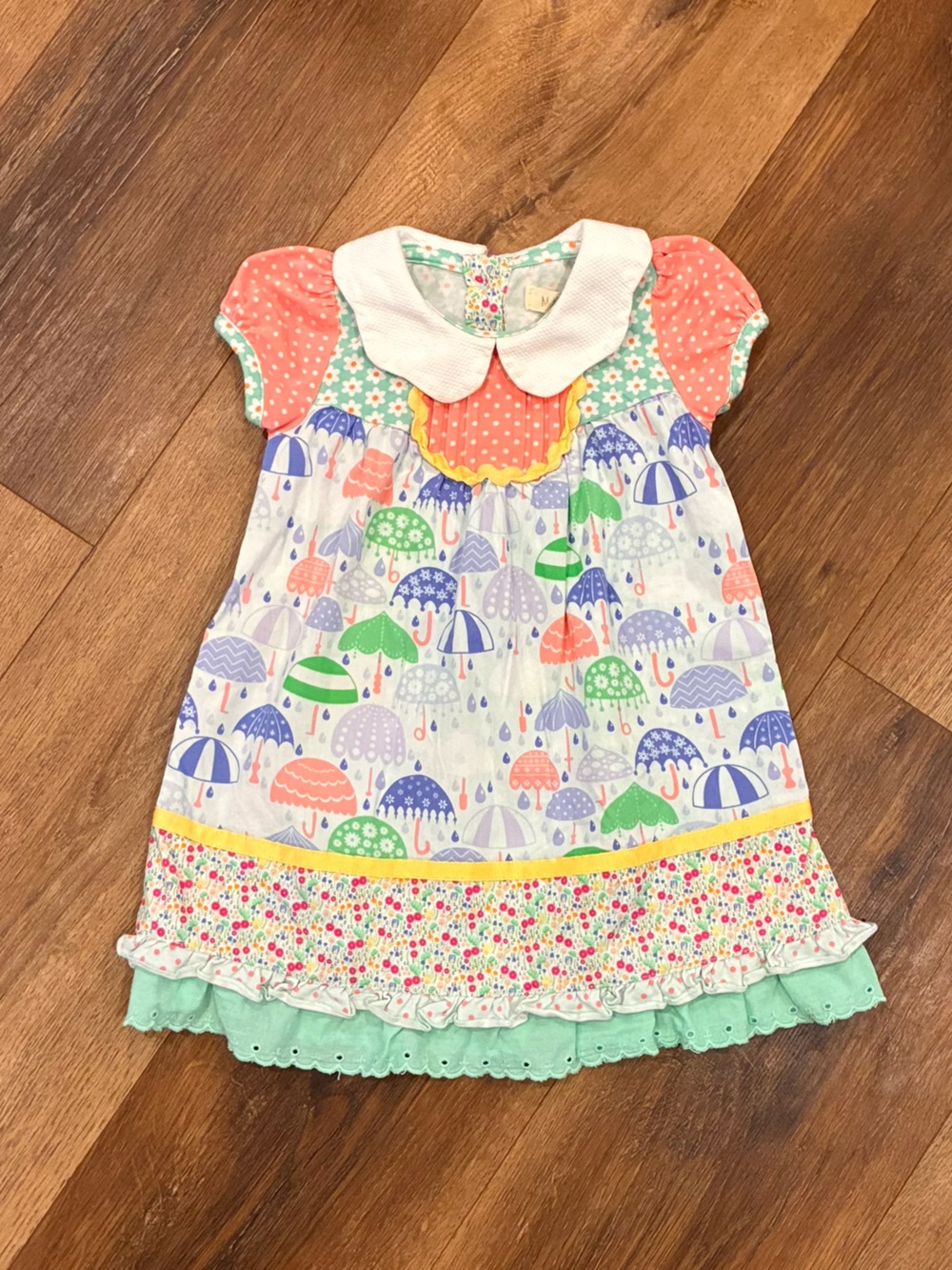 Matilda Jane Raindrops Dress The Adventure Begins Spring Summer Outfit 12-18m
